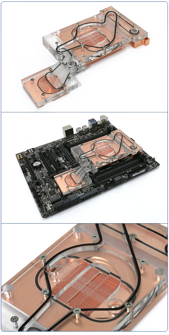 Wasserkühler für Asus X99 A