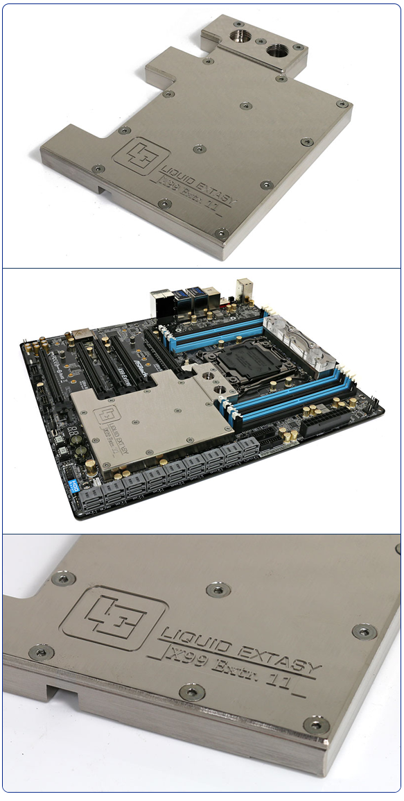 Wasserkühler für Asrock X99 Extreme 11 