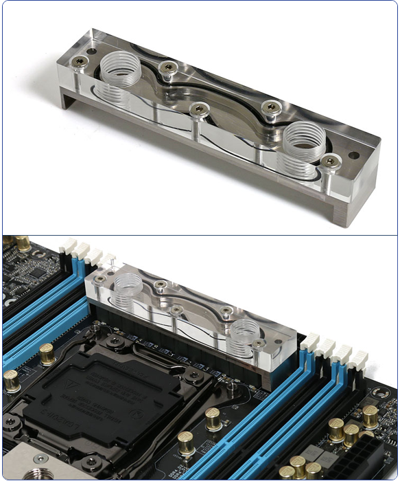 Wasserkühler für Asrock X99 Extreme 11 Spawa