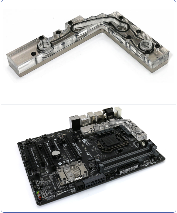 Wasserkühler für Gigabyte Z97X UD3H Spawa